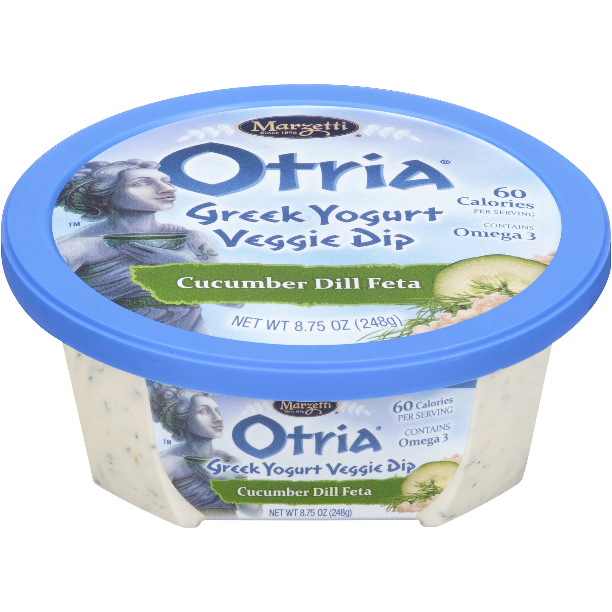 Marzetti Otria Cucumber Dill Feta Greek Yogurt Veggie Dip, 8.75 oz by T. Marzetti Company
