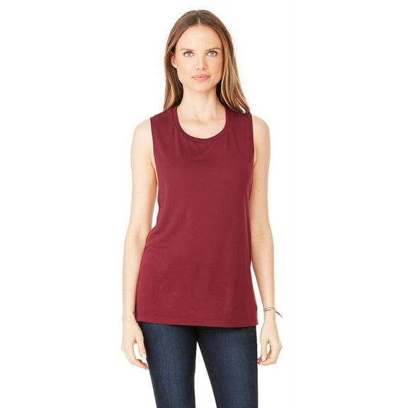Bella Canvas Flowy Scoop Muscle Tank (B8803) Medium True Royal