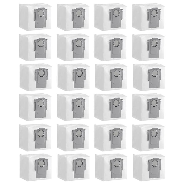 Colectores de bolsas de polvo de 24 piezas para Xiaomi Roborock Q5+ Q7 T8 S7 Maxv