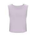 thumbnail image 4 of enyan Womens Tops Summer Women's Double Lined Basic Tank Top Adjustable Spaghetti Straps Sleeveless Camisole Shirts,Light Purple,XL, 4 of 7