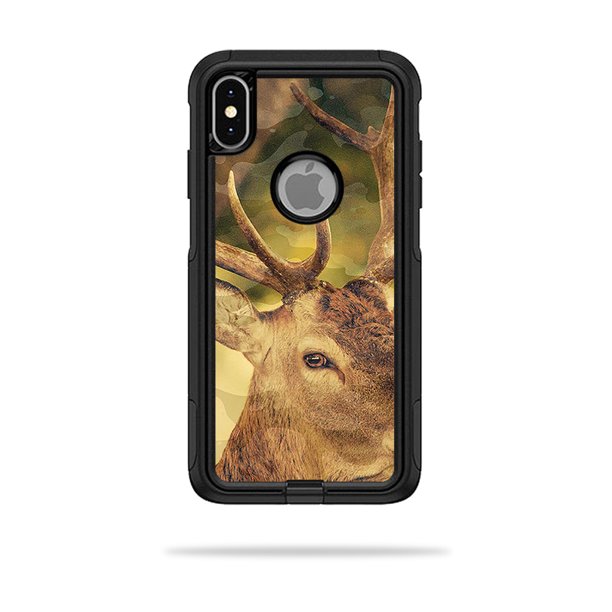 Skin for OtterBox Commuter iPhone XS Max Case Deer Camo Protective, Durable, and Unique