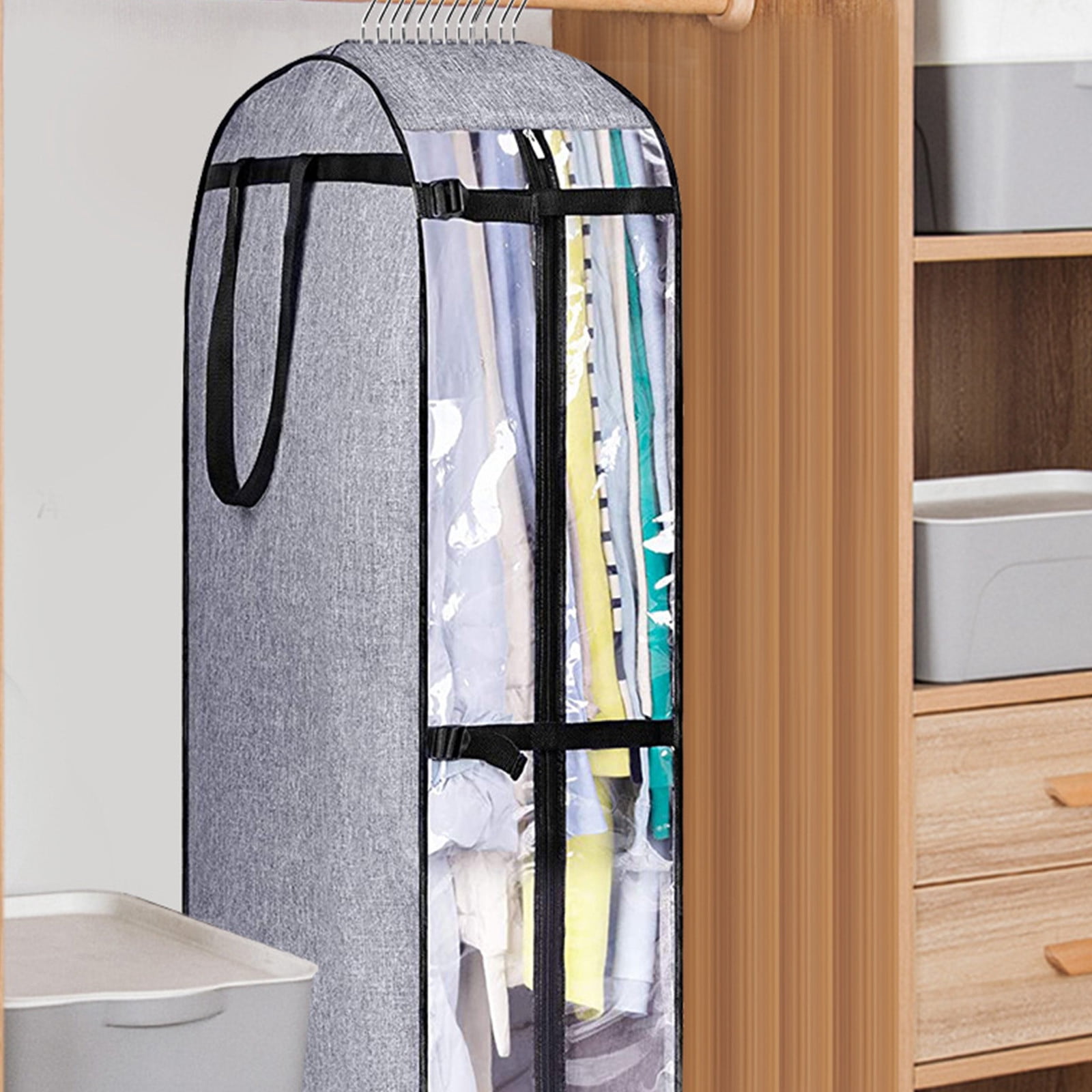 Tahtuvzn Storage and Organization Hanging Tote Garment Bag Suit for Wardrobe Watertight Clothes Dirt Bags Coats Jackets Shirts Clothing, Gifts Friend
