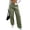 Army Green, variant on SOMER Cargo Pants Women Drawstring Elastic Joggers for Women High Waist Wide Leg Hiking Pant Trousers Lightweight Casual Pants With Pockets