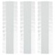 thumbnail image 1 of 100pcs Portable Retail Display Hooks Clear Sticky Tabs Self Adhesive Hanging Tabs, 1 of 3