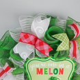 thumbnail image 2 of Unique Valentines Wreaths, One in a Melon Valentine's Day Wreath - Valentines Mesh Door Wreath - Watermelon Wreath - Watermelon Polka Dot Green Pink White, 2 of 5
