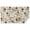 Paw Prints, variant on Paw Prints and Bones Rectangle Tablecloth 60"x102",Waterproof Polyester Rectangle Table Cloth, Wipeable Spillproof Polyester Tablecloth for Dining, Camping, Indoor and Outdoor