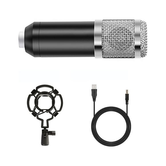 Microphone for Computer Usb Computer Live Broadcast Microphone K Song Recording Microphone Video Chat Wired Notebook Game Microphone Intelligent Noise Reduction