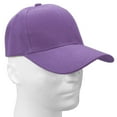 thumbnail image 2 of 3-Pack Plain Baseball Dad Cap Adjustable Size for Outdoor Activities Lavender, 2 of 6