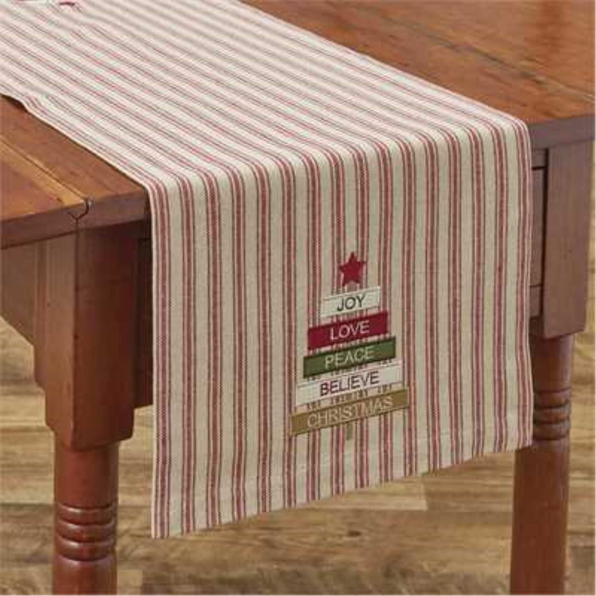 OH CHRISTMAS TREE TABLE RUNNER 13X36