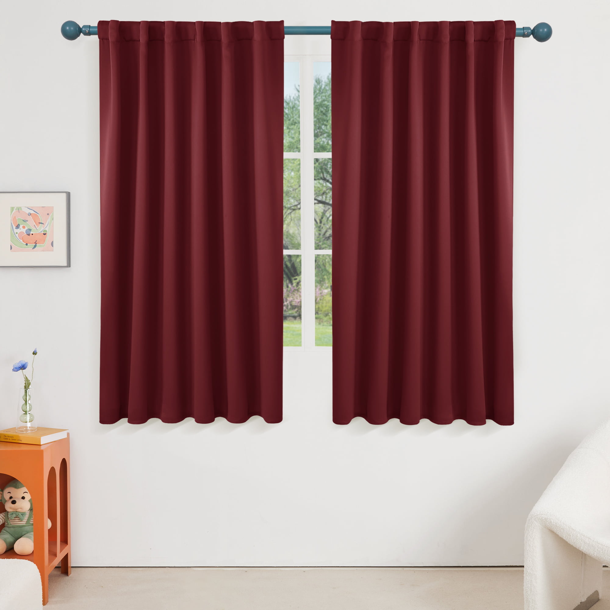 2Panels Window Curtain Great Scenic 3D Blockout Fabric Photo Curtain Drapes 099 