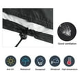 thumbnail image 4 of Labymos Waterproof Table Tennis Table Cover Folding Ping Pong Table Cover Dustproof Cover Resistant Durable Oxford Furniture Protection Case Fits Both Folding Tables & Flat Tables, 4 of 6