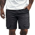 thumbnail image 1 of Pantalones cortos holgados con cordón para hombre - Transpirables y ligeros - Spandex, ropa urbana informal, tallas S-XXL, 1 of 7