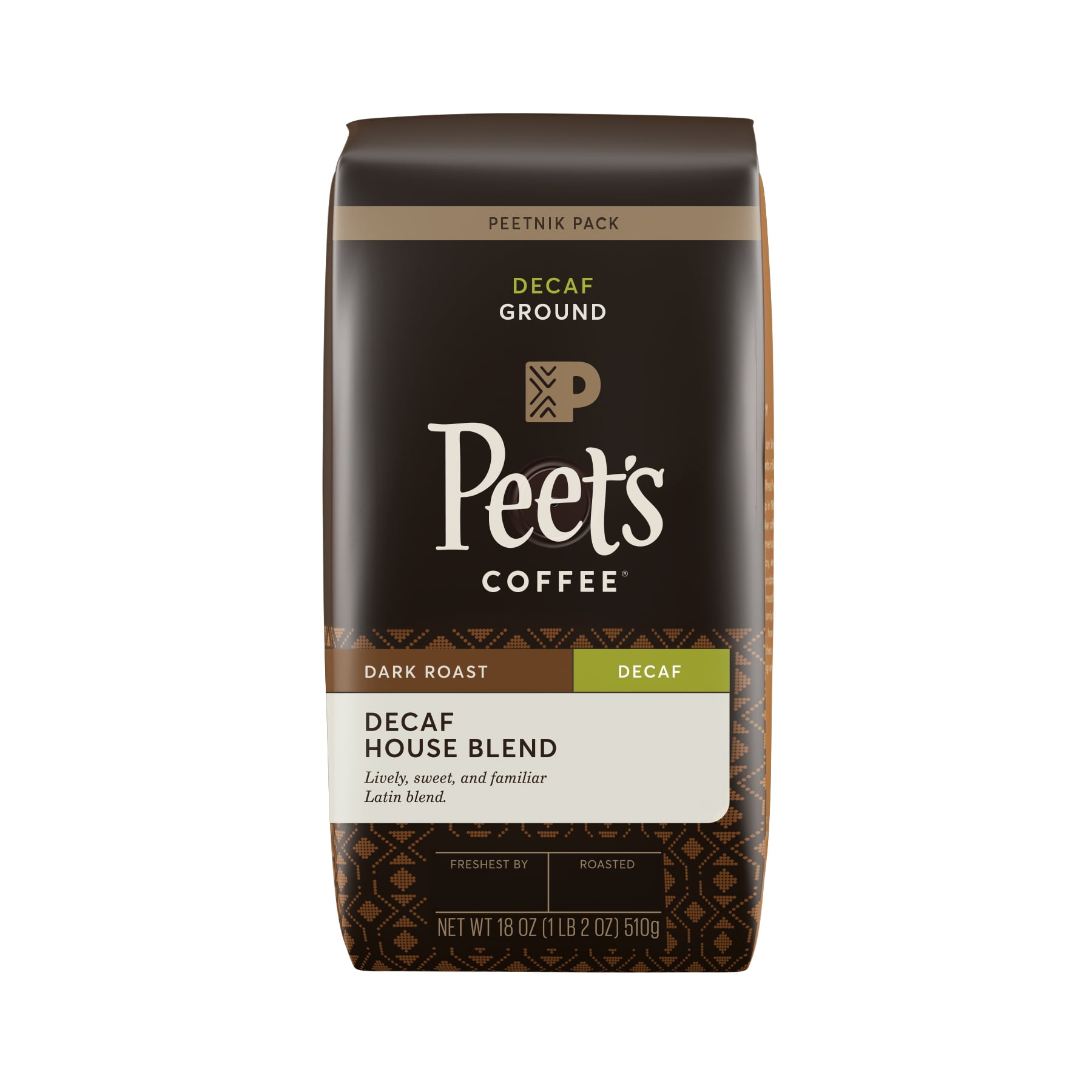 Peet's Coffee® Decaf House Blend Dark Roast Ground Coffee