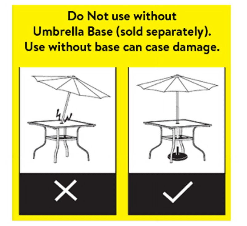 Mainstays Albany Lane 6 Piece Outdoor Patio Dining Set Black Umbrella Base Sold Separately Walmart
