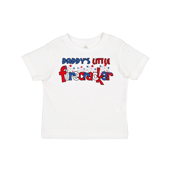 Inktastic Daddy's Little Firecracker Boys or Girls Toddler T-Shirt