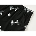 thumbnail image 6 of Beezizac Cute Cat Pajamas for Girls Modal Fiber Tee & Shorts Pj Set Tween Size 18, 6 of 7