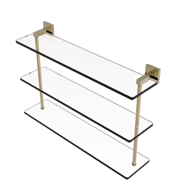 Estante de Vidrio Allied Brass Montero Collection MT-5-22-UNL 22 Pulgadas