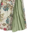 thumbnail image 5 of SONXAHE Floral Print Maxi Dress For Women Short Sleeve Surplice V Neck Side Slit Vacation Long Dress, 5 of 6
