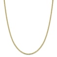 thumbnail image 1 of Leslie's Real 10kt Yellow Gold 2.4mm Flat Anchor Chain; 24 inch; Lobster Clasp; for Adults and Teens; for Women and Men, 1 of 5