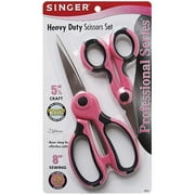 Singer Professional Series Heavy-Duty Scissors Set, 5.5" and 8"