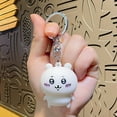 thumbnail image 1 of Cartoon Kawaii Chiikawa Doll Pendant Animation Peripheral Keychain Girls Backpack Cute Accessories Small Gift for Children, 1 of 5