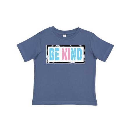

Inktastic Be Kind Stencil in Trans Colors Gift Toddler Boy or Toddler Girl T-Shirt