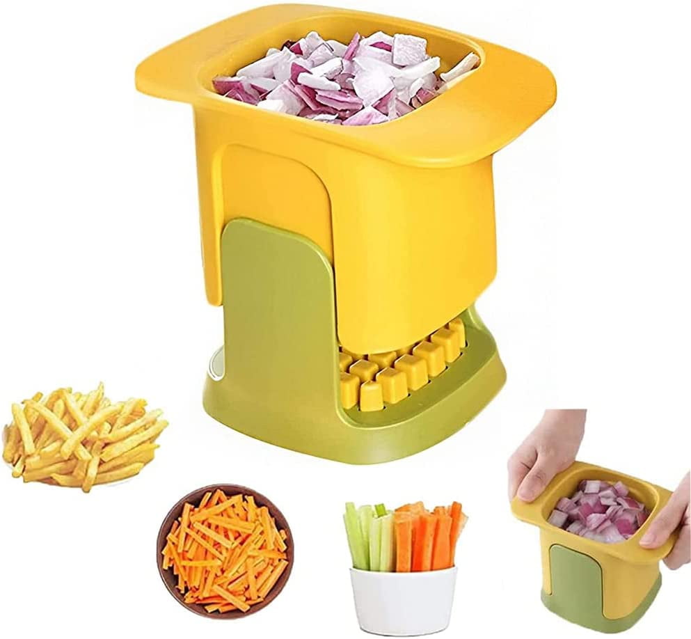 2 in 1 Vegetable Chopper Dicing Slitting, 2022 New Detachable