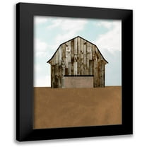 Wang, Melissa 12x14 Black Modern Framed Museum Art Print Titled - A Barns Portrait I