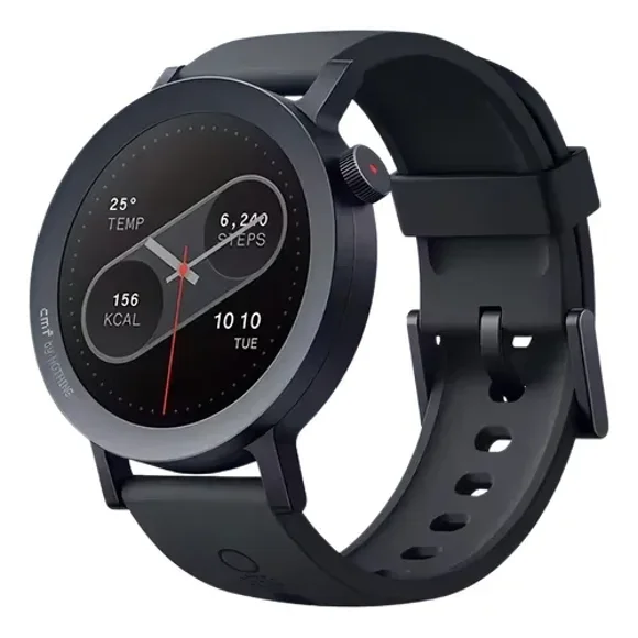 CMF BY NOTHING Reloj Inteligente Watch Pro 2 con Pantalla AMOLED de 1,32 Pulgadas, batería de 11 días, Llamadas Bluetooth con cancelación de Ruido de IA y GPS multisistema Integrado - Gris Ceniza