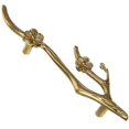 thumbnail image 4 of Flower Branch Shaped Pull Handle Brass Cabinet Handle Drawer Door Knob Cupboard Knob, 4 of 4
