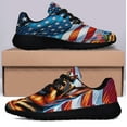 thumbnail image 3 of Patriot German Shepherd American flag Shoes Sneakers Black Size 11.5, 3 of 7