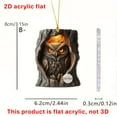 thumbnail image 3 of Trampa de luz acrílica para decoración navideña, serie de animales, mochila acrílica 2D, colgante para coche, adorno decorativo, decoración colgante, decoración de jardín, decoración navideña, decorac, 3 of 5