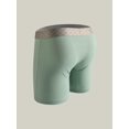 thumbnail image 4 of Men's Smooth Nylon Daily Boxer Briefs Light Green L, 4 of 5