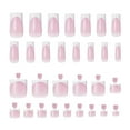 thumbnail image 4 of Press on Nails NHIXK, 60 unidades, punta francesa blanca para manicura, 4 of 7