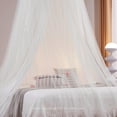 thumbnail image 4 of Dosel de Cama Hommi Lovvi de Doble Capa con Luces de Estrella - Blanco, 4 of 7