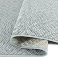 thumbnail image 6 of Home Dynamix Tripoli Lydia Modern Diamond Indoor/Outdoor Area Rug, Blue/Cream, 3'7"x5'2", 6 of 7