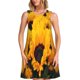 thumbnail image 1 of Disketp Flower Bush Sunflower para Vestido sin Mangas para Mujeres, Vestidos de Verano para Mujeres, Casual y Holgado para la Playa, 1 of 7