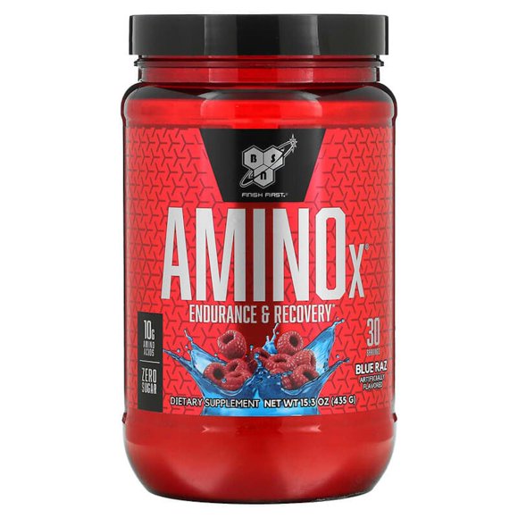 Amino X 30 serv sabor Blue Raspberry BSN BCAA's BSN BSNAMINOXBLUERAZ30SERV