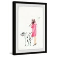 thumbnail image 2 of Dog Walking Framed Painting Print, 2 of 6