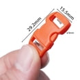 thumbnail image 3 of 4/10/50pcs High quality Paracord Bracelet Accessories Curved 3/8" 10mm Webbing Outdoor Tool Camp Bag Parts Dog Collar Strap Side Release Buckle 10PCS COLOR 12, 3 of 8