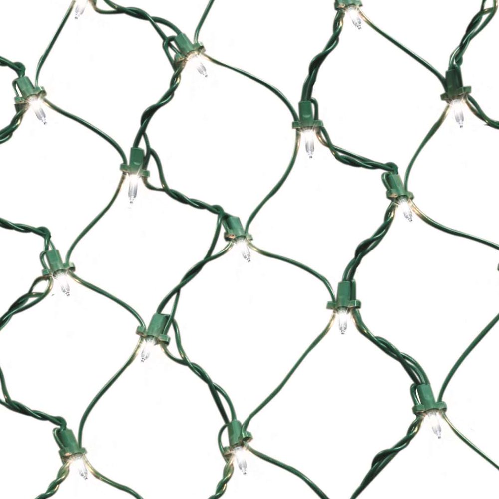 Stay Off the Roof Super Bright LED Christmas Net Lights Set Warm White 150Piece 6 ft x 4