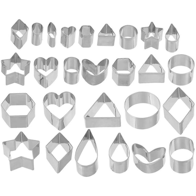 30pcs Polymer Clay Cutters Clay Earring Cutters Clay Jewelry Making Molds DIY Earring Making Molds