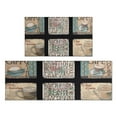 thumbnail image 1 of Coffee Cup Farmhouse Design Style Kitchen Mat Water Proof Non-Slip, Absorbent Mats Set Of 2 for Sink Waterproof Runner Rug for Laundry Room,kitchen Mats 17.7x24+17.7x48inch, 1 of 7
