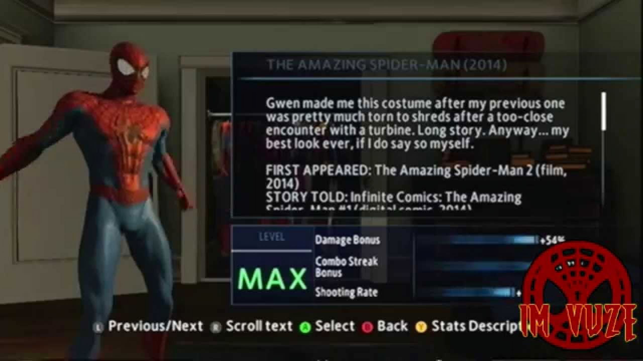 The Amazing Spider=Man 2 (Xbox 360) Tested Values - MAVIN