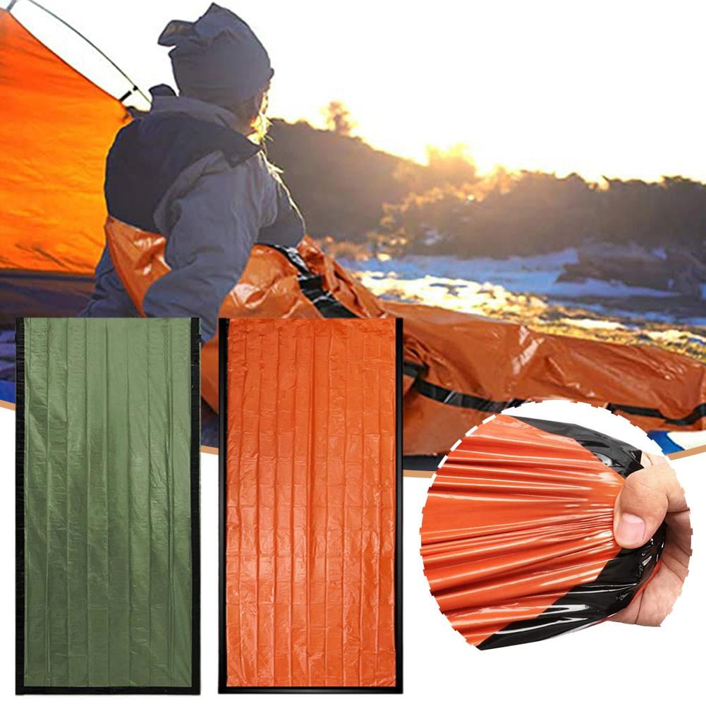 Emergency Sleeping Bag for Outdoor Survival, Waterproof & Windproof, Lightweight & Portable for Camping, Hiking, Backpacking - Keep Warm in Extreme Weather