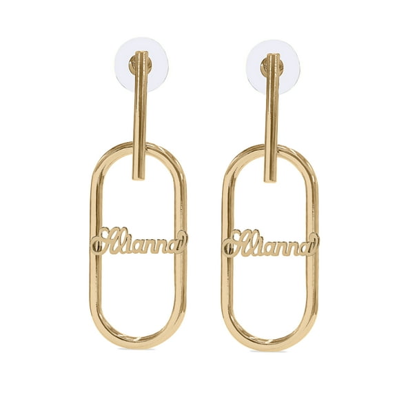 Personalized Script Name Earrings