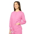 thumbnail image 3 of Adar Uniformes Médicaux Universels pour Femmes - Veste d'Échauffement à Col Rond, 3 of 7
