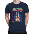 thumbnail image 2 of Officially Licensed NASA Atlantis Space Shuttle 1997 Launch Men's T-shirt, 2 of 3