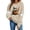 Khaki A1, variant on Edvintorg Crewneck Sweatshirts Women Long Sleeve Sweat Shirts Halloween Printed Pullover Sweatshirt Fall Winter Clothes for Women S-2XL Khaki