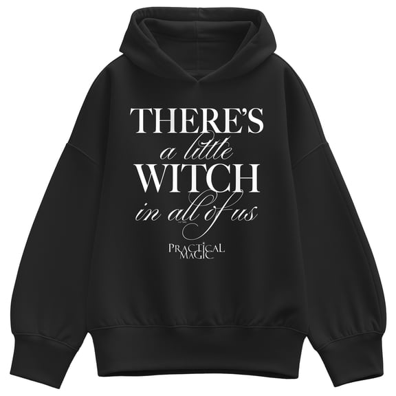 Practical Magic - Little Witch In Us Oversized Fleece Hoodie Sweatshirt